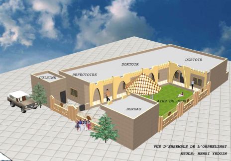 Centre d‘accueil “LE ROI DAVID”, pour recevoir les enfants